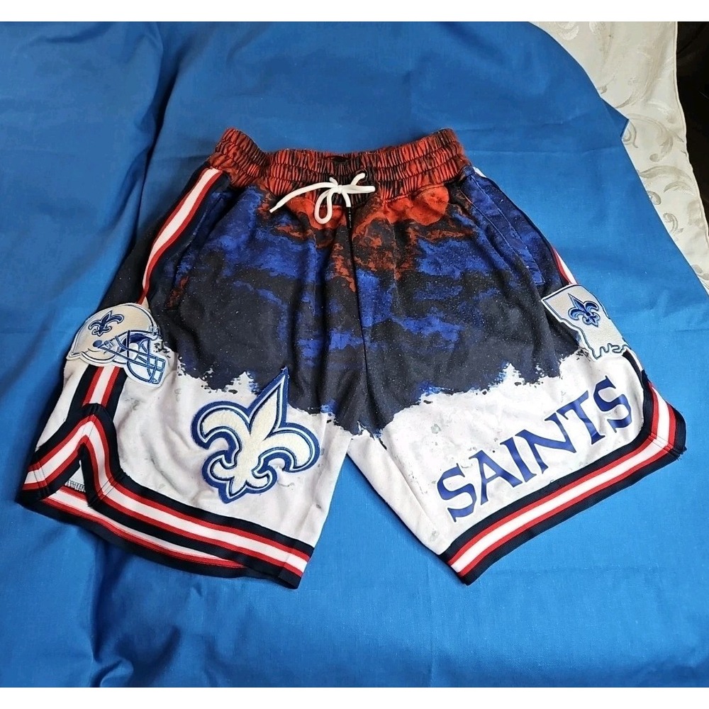 New Orleans Saints‎ Shorts Embroidered Patches Pro Standard NFL American Large